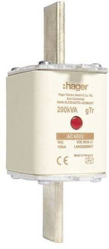Hager NH-Sicherung LNH20289M4T 289A, 3 Stück, Weiß - Bild 1