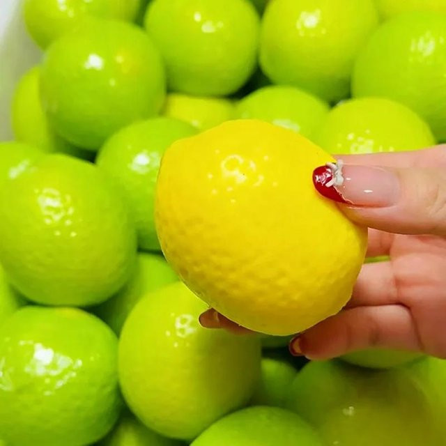 A Family Of Home Textiles Zitronen-Stressball, Quetschspielzeug, yellow - Bild 1