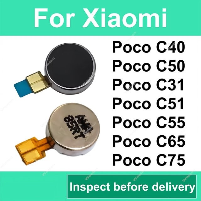 Vibrationsmotor Ersatzteil mit Flexkabel für Xiaomi Poco C31 C51 C40 C50 C55 C65 C75 4G 5G zur Reparatur - Bild 1