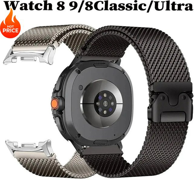 FancyWrist Uhrenarmband Edelstahl, Silber, Unisex - Bild 1