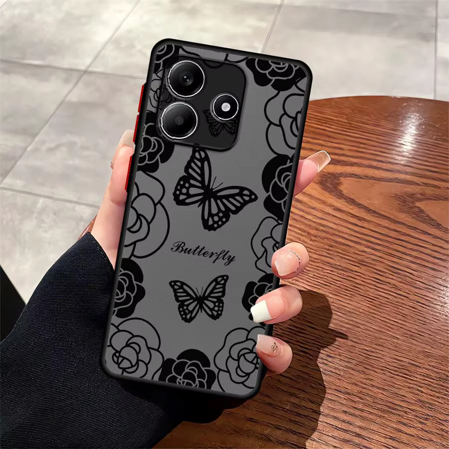 Bunte Xiaomi Handyhülle mit niedlichem Cartoon-Schmetterlings-Design für verschiedene Modelle - Bild 3