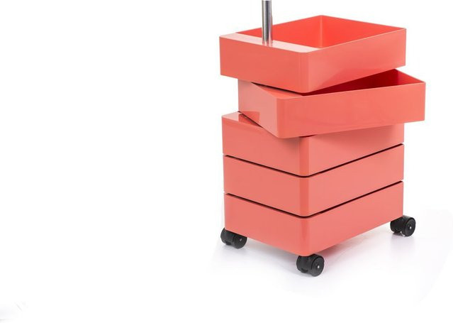 Magis 360 Container in Pink aus ABS Kunststoff und Aluminium mit glänzendem Finish - Bild 1
