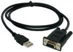 Exsys EX-1301-2F USB-Adapterkabel USB 2.0 Typ A auf RS232 9-polig in Schwarz, Länge: 1,8 m - Bild 1