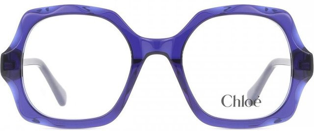 Chloé Cc0026o Kinderbrille, Vollrand, hexagonal, Kunststoff, blue - Bild 1