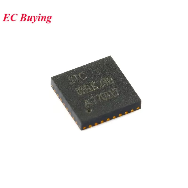 STC8H1K28-36I STC 8H1K28 Enhanced 1T 8051 Mikrocontroller MCU IC Controller Chip in Schwarz QFN32 - Bild 2