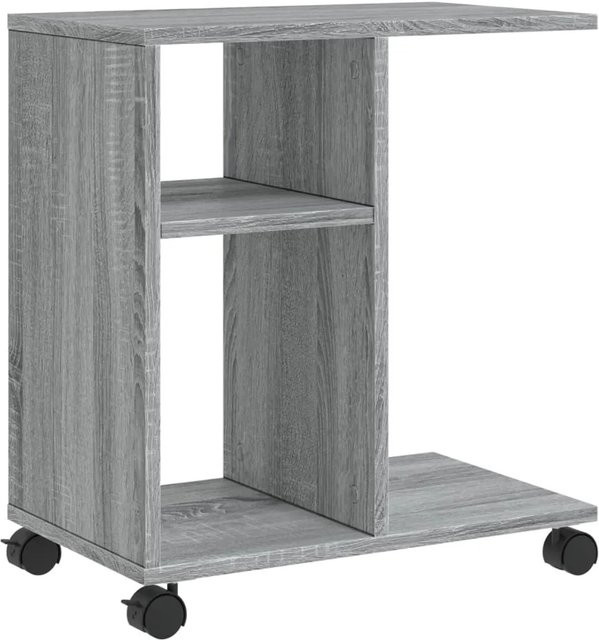 vidaXL Beistelltisch mit Rollen in Grau Sonoma aus Holzwerkstoff, B/T/H: 50 x 30 x 55 cm - Bild 1