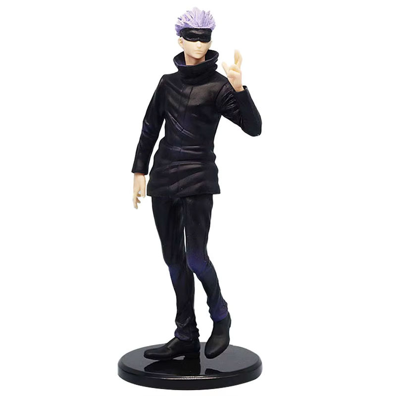 Bandai Jujutsu Kaisen Anime Figur Gojo Satoru Actionfigur aus Kunststoff, Höhe: 21 cm, Schwarz - Bild 6