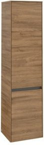 Villeroy & Boch Hochschrank Collaro in Kansas Oak mit Glastüren, B/T/H: 40,4 x 34,9 x 153,8 cm - Bild 1