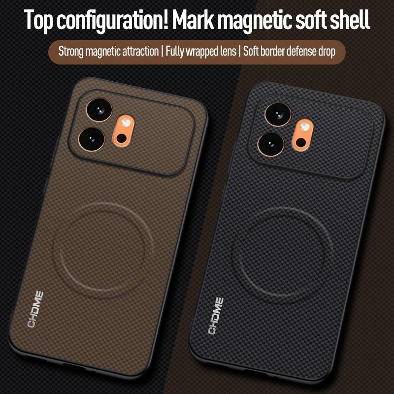 Magnetische Handyhülle für Honor 600 Pro 5G aus stoßfestem Silikon - Bild 1