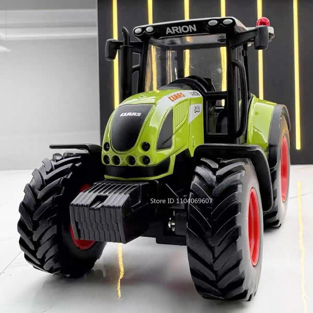 MAKEDA Landwirtschaft Traktor Spielzeug Modell, 1:32, Metall, Grün - Bild 1