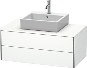 Duravit Waschtischunterschrank XSquare, Farbe: Weiss, B/T/H: 100 x 54,8 x 40 cm, wandhängend mit 2 Schubladen - Bild 1