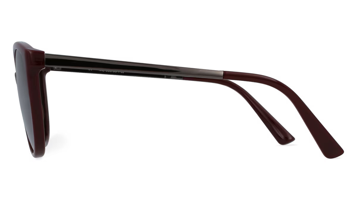 Fielmann MC 530 SUN CL SILVIA Sonnenbrille, Vollrand, Rund, Kunststoff, Rot, Damen - Bild 2