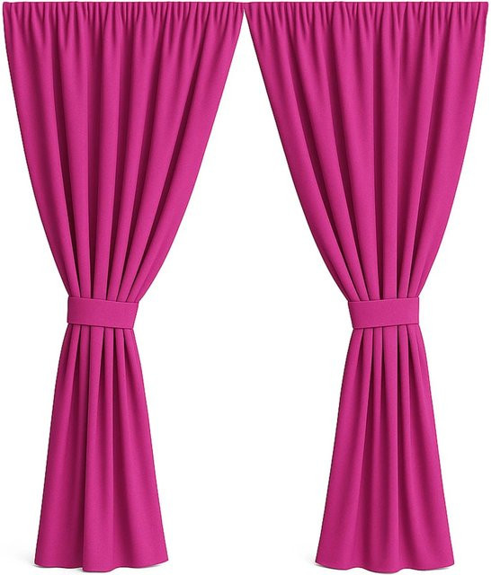 Setgarden Curtain Garden Outdoor Vorhang in Rose, 1tlg, B: 155 cm, H: 200 cm - Bild 1