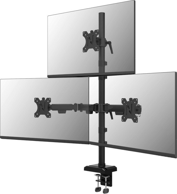 Neomounts NERO DS60-600BL2-1 Monitorhalterung Schwarz - Bild 1