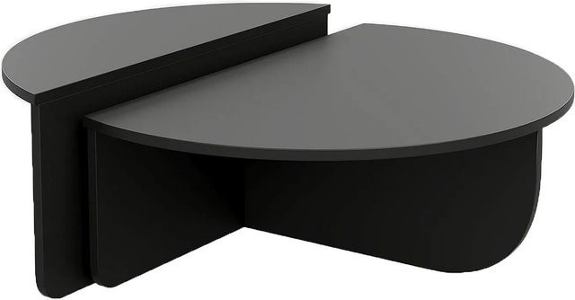 Couchtisch Aloeva von Vente-unique in Schwarz mit einer Breite von 90 cm - Bild 1