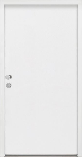 Splendoor Wohnungseingangstür BARI ACOUSTIC in Weiß, RC2 Widerstandsklasse, linksanschlagend, modern mit Stahlkern - Bild 1