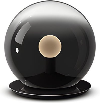Occhio Luna Basso LED-Tischleuchte in Dark Chrome mit dimmbarer x-tra warm LED (2200K - 3500K) - Bild 1