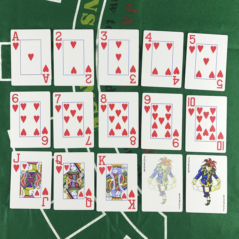 2-teiliges Set Pokerkarte Texas Hold'em Wasserdicht Matt poliert - Bild 3