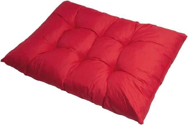 Setgarden Palettenkissen Rot, 1tlg. Sitzkissen mit abnehmbarem Bezug, Breite: 120 cm, Tiefe: 80 cm, Höhe: 8 cm - Bild 1