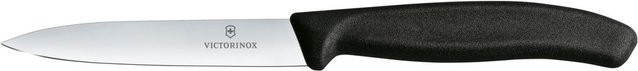 Victorinox Swiss Classic Gemüsemesser mit Edelstahlklinge, Farbe: Silber/Schwarz, Gesamtlänge: 21,2 cm, Klingenlänge: 10 cm - Bild 1