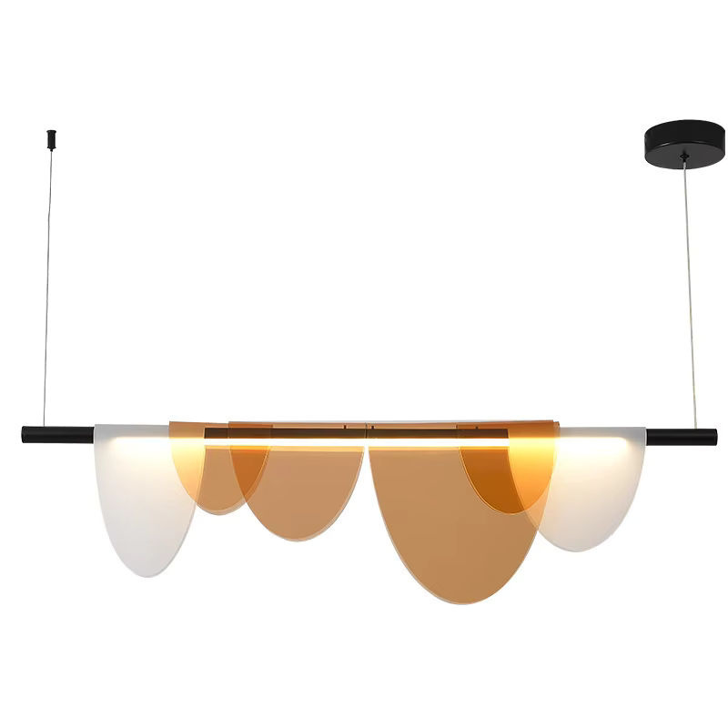 TAONUANSHU Nordic Pendelleuchte aus Acryl in Blau und Multicolour für Wohnzimmer, Schlafzimmer und Esszimmer - Bild 3