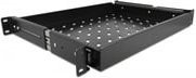 Delock Rack-Schublade 19 Zoll in Schwarz, 1 HE - Bild 1
