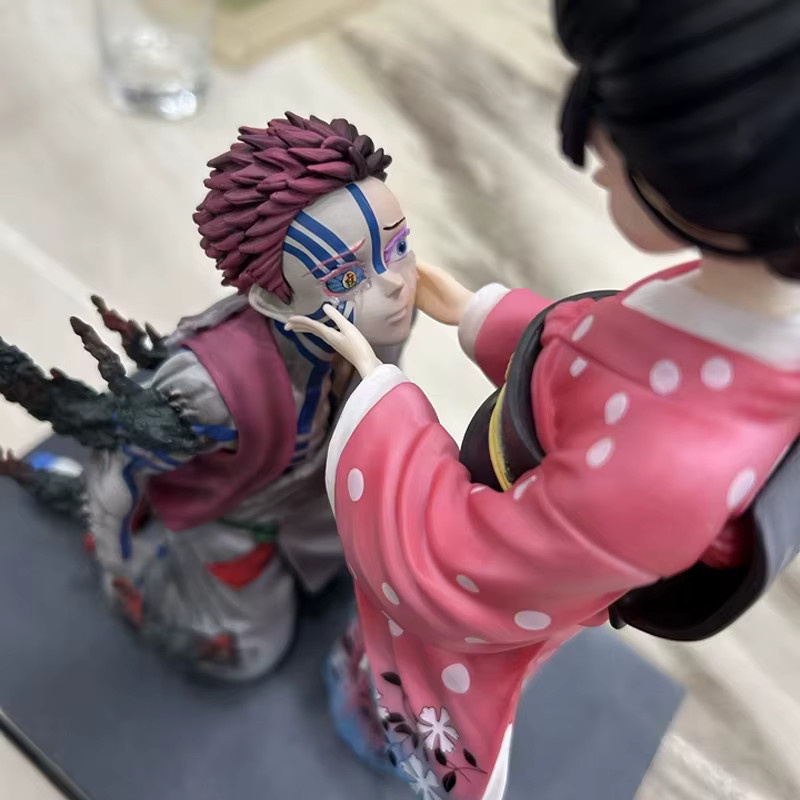 Bandai Demon Slayer Akaza & Koyuki Kirschblüten-Szene Modellfigur, 27cm - Bild 6