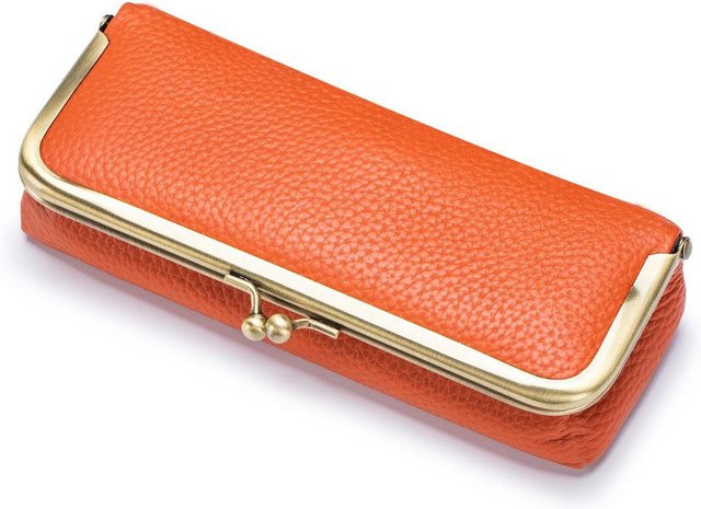 OuBang Brillenetui, Vintage, Orange - Bild 1