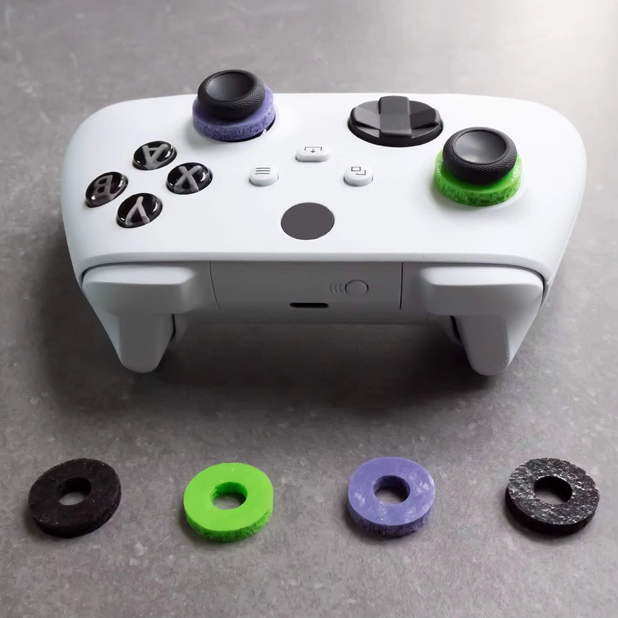 Freek Galaxy Thumb Grip Caps High-Rise Analog Stick Grips für PS4 PS5 und Xbox One Xbox Series S/X Controller in Schwarz - Bild 4
