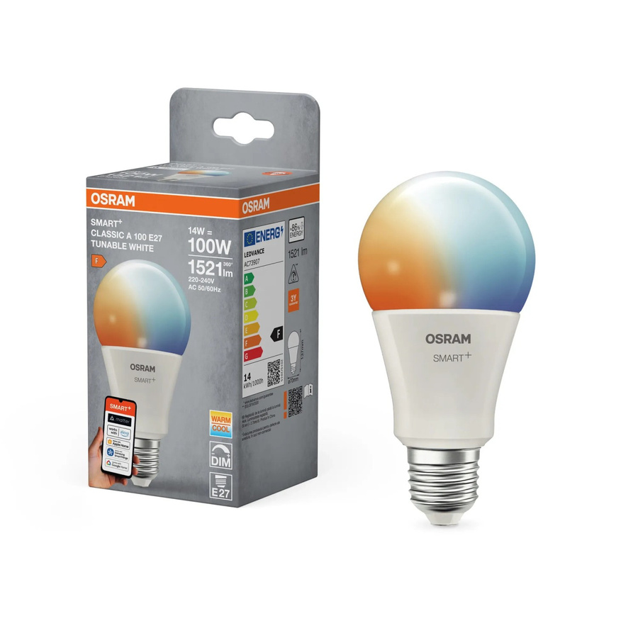 Osram Matter LED Leuchtmittel E27 A100 dimmbar 14 W weiß - Bild 2