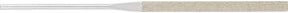 PFERD TOOLS Diamant-Nadelfeile flachstumpf mit runder Kante, Farbe Silber, Länge: 140 mm - Bild 1