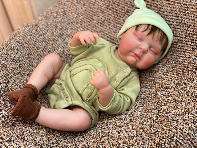 OtardDolls Pfirsiche wiedergeborenes Baby, Puppe, 50 cm, wasserdicht - Bild 1