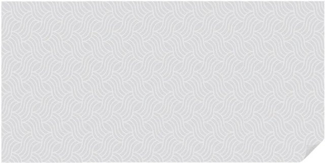 Tulup Fensterfolie Wellen Der Harmonie Sichtschutz Weiß, B: 200 cm, H: 100 cm - Bild 1