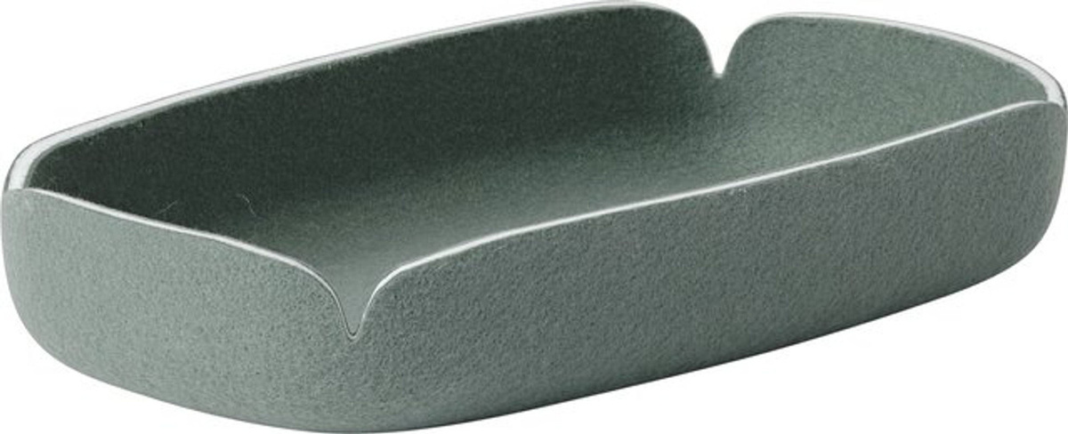 Muuto Restore Tray in Grün, rechteckig, B: 28 cm, T: 15 cm, H: 5 cm - Bild 1