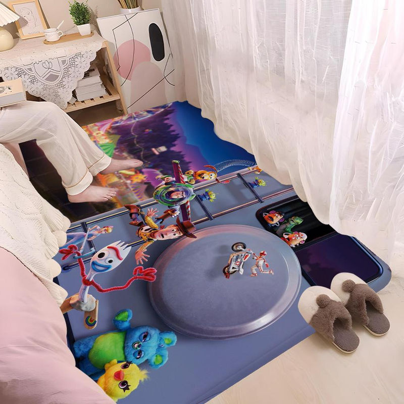 T-Toy S-Story Küchenmatte im nordischen Stil mit floralem Design, rutschfest und mehrfarbig, B/T: 90 x 60 cm - Bild 4