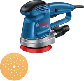 Bosch Professional Exzenterschleifer GEX 34-125 mit 340 W und 125 mm Schleifscheibendurchmesser in Blau und Schwarz - Bild 4