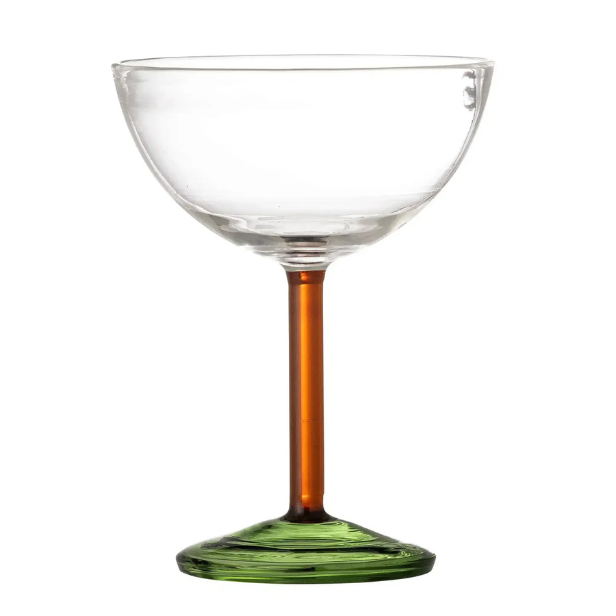 Bloomingville Cocktailglas Martine aus Glas in Grün - Bild 1