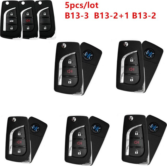 KEYDIY KD900 B Serie Fernbedienung Auto Schlüssel für Toyota Stil, Schwarz - Bild 1