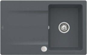Villeroy & Boch Spüle Siluet 45 Flat aus Keramik, flächenbündig, Graphit - Bild 1