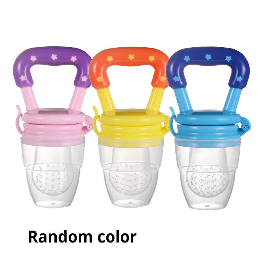 XUNYI 3er Set Baby Beißringe aus Silikon für Obst und Gemüse, Multicolour - Bild 2