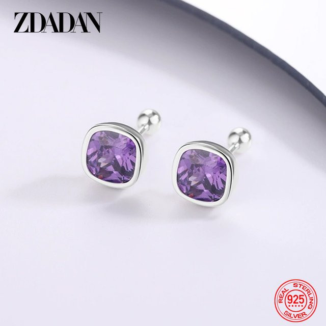 ZDADAN Ohrring 925 Silber, Amethyst, Damen - Bild 1