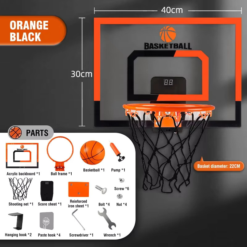 CONUSEA Basketballkorb Set, Orange, Kunststoff - Bild 5