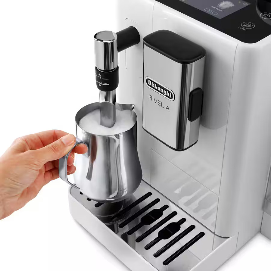 De'Longhi Rivelia Kaffemaschine Arctic White EXAM440.35.W - Bild 4