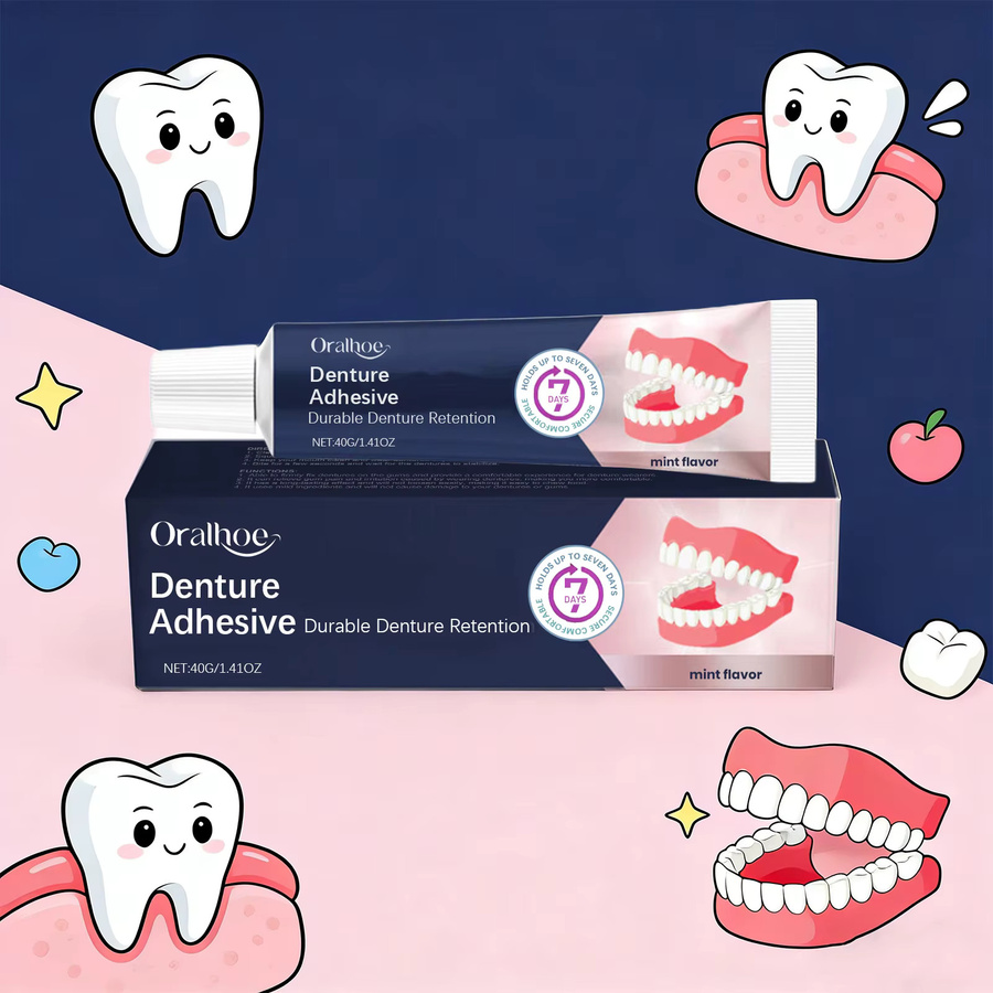 ORALHOE Zahnkleber-Creme, 40g - Bild 3