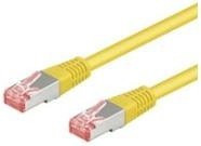 Wentronic Goobay CAT 6 Patchkabel S/FTP PiMF Ethernet LAN Kabel Gelb 15 m - Bild 1