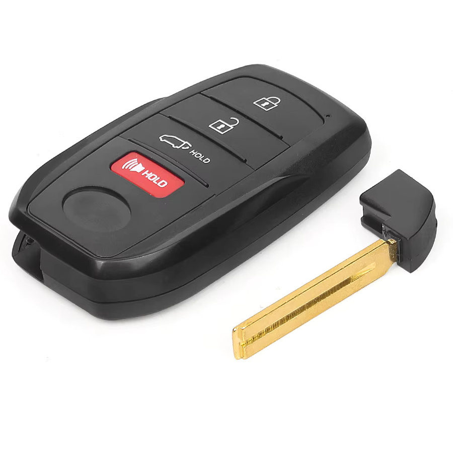 KEYECU Smart Remote Auto Schlüsselanhänger für Toyota Land Cruiser 2022 bis 2025, 433 MHz, 8A Chip P4 BA, Schwarz - Bild 3