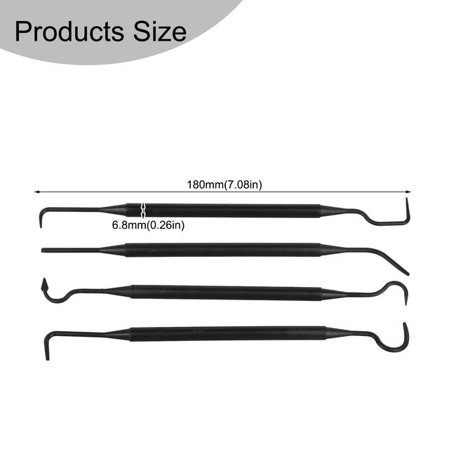 VIBRATITE Multifunktions-Auto-Detailing-Werkzeug Pick-Set in Schwarz - Bild 1