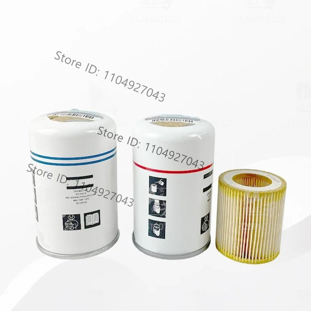 Atlas Copco Filter Service Reparatur Kit für Luftkompressor, 3-teiliges Set, Weiß - Bild 1