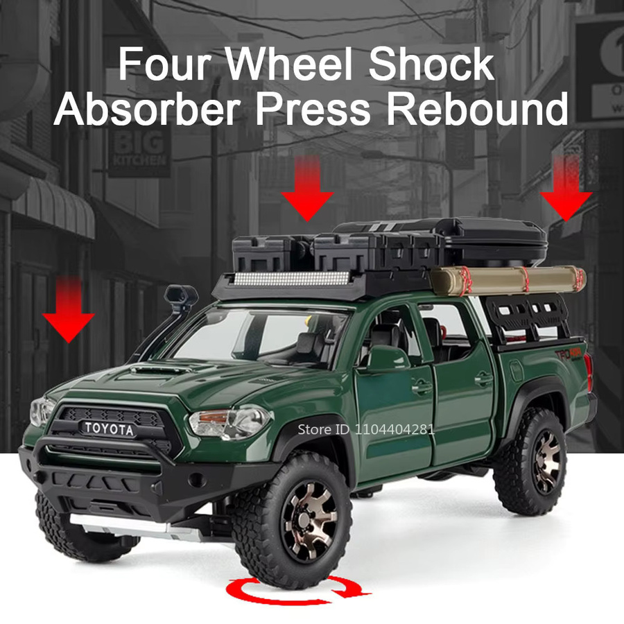 MAKEDA Tacoma Diecast Modell, 1:32, Geländewagen, mit Licht und Sound - Bild 2