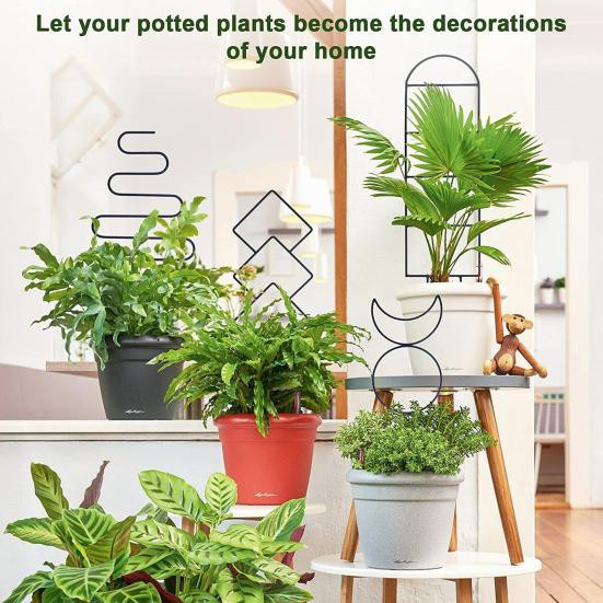 Amusedly Pflanzenstützstab aus Metall für Blumen, Gemüse und Kletterpflanzen - Bild 1